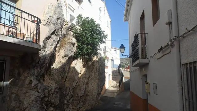 Paisaje de Confrides en la Sierra de Aitana